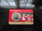 Kampioenspenning Feyenoord 2017 BU-kwaliteit in coincard, Ophalen of Verzenden, Overige landen, 2 euro