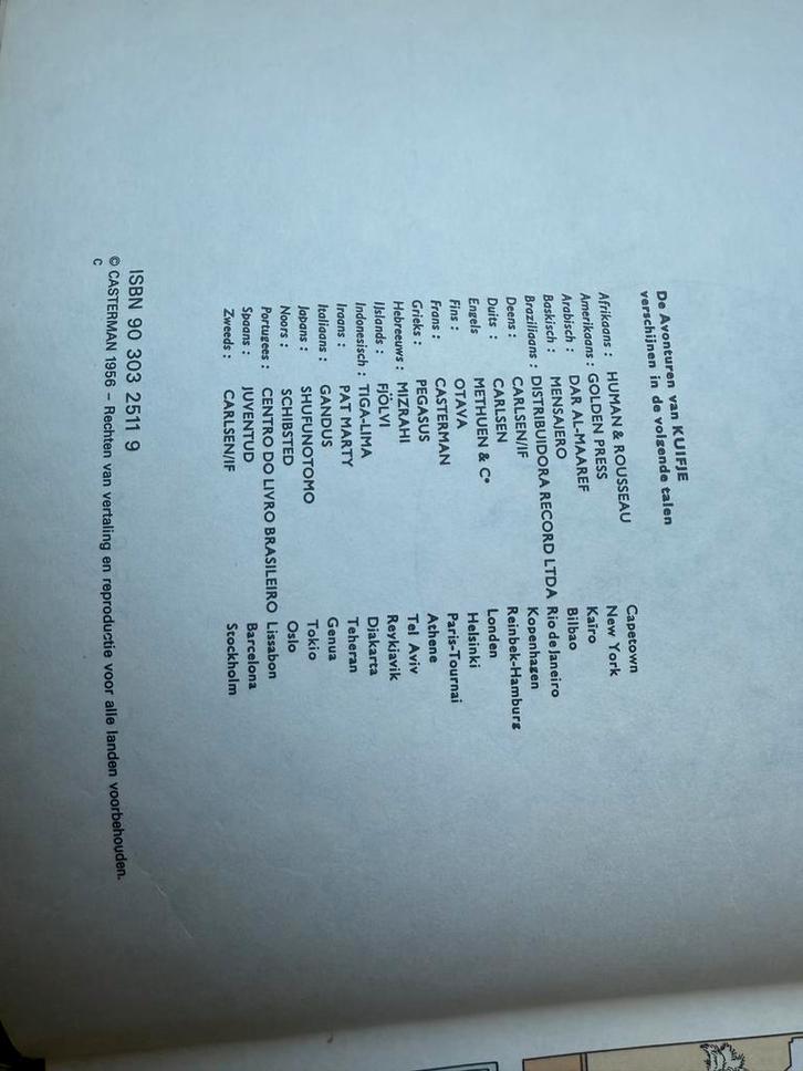 Kuifje - Sigaren van de Farao & Zaak Zonnebloem, Boeken, Stripboeken, Gelezen, Meerdere stripboeken, Ophalen