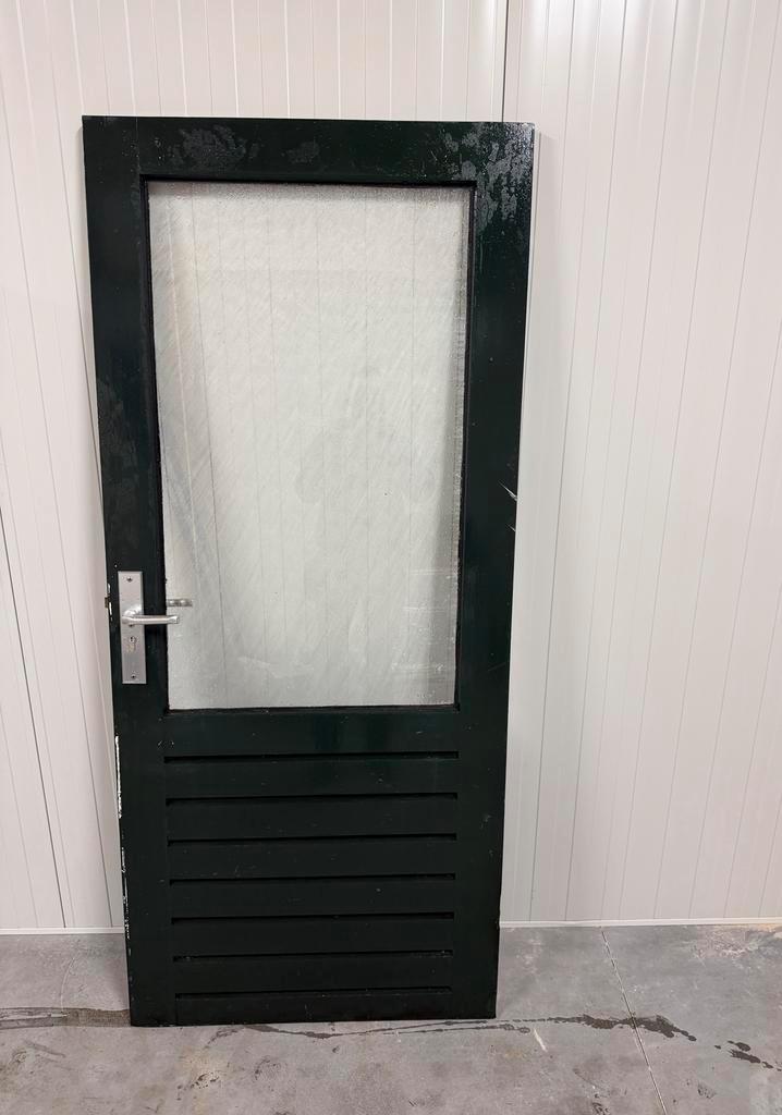 Diverse buitendeuren: voordeur, achterdeur cv, schuurdeur., Doe-het-zelf en Verbouw, Deuren en Horren, Gebruikt, Buitendeur, 200 tot 215 cm