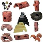 1. Reptiel benodigdheden nieuw hide, lampen, bodembedekking, Dieren en Toebehoren, Reptielen en Amfibieën | Toebehoren, Ophalen of Verzenden