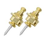(2pcs) bass guitar locking strap buttons gold, Moku Custom Guitars, Nieuw, 4613CB, Ophalen of Verzenden