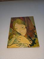 Vintage Schilderij - Vrouw met Kind, Antiek en Kunst, Ophalen of Verzenden