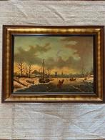 Schilderij "ijsgezicht", Antiek en Kunst, Ophalen