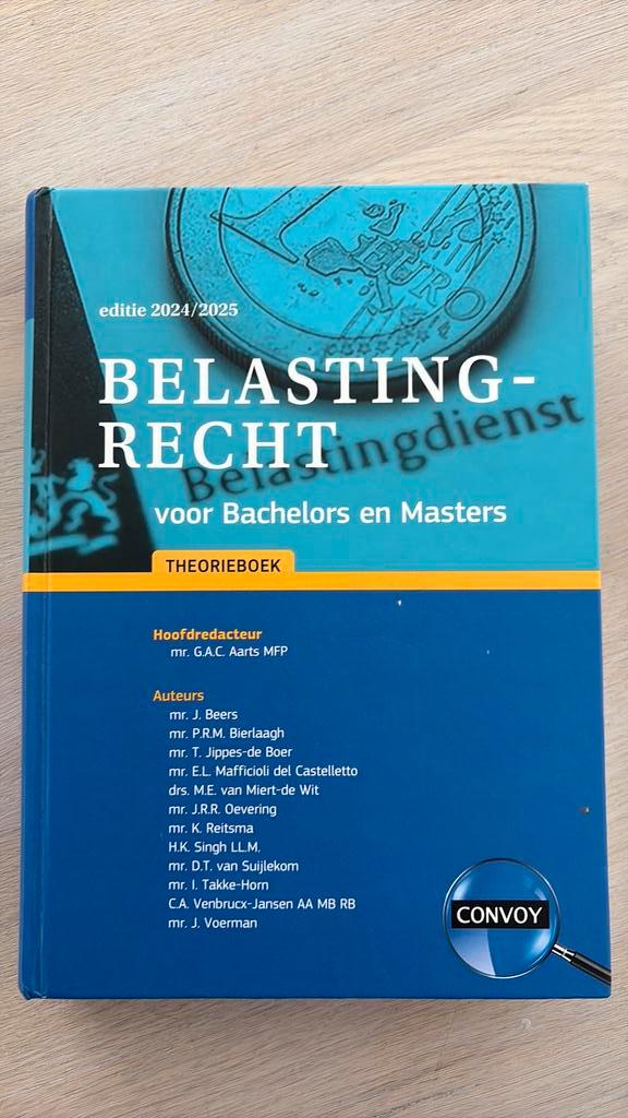 Belastingrecht 2024/2025, Boeken, Studieboeken en Cursussen, Zo goed als nieuw, HBO, Gamma, Ophalen of Verzenden