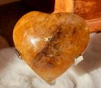 Prachtig XL Golden Healer hart 🧡, Verzamelen, Mineralen en Fossielen, Ophalen of Verzenden, Mineraal