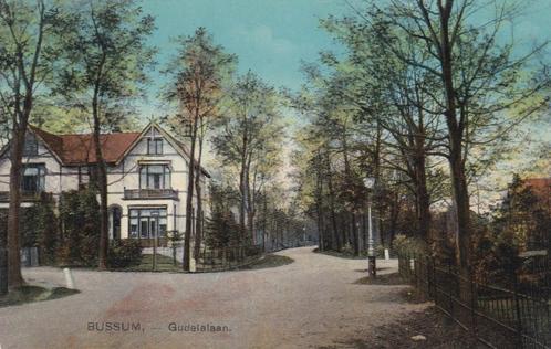 16628 Bussum Guidelaan Noord-Holland mooie oude kaart, Verzamelen, Ansichtkaarten | Nederland, Ongelopen, Noord-Holland, 1920 tot 1940