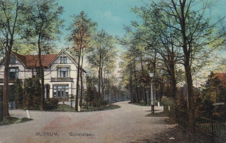 16628 Bussum Guidelaan Noord-Holland mooie oude kaart, Verzamelen, Ansichtkaarten | Nederland, Ongelopen, Noord-Holland, 1920 tot 1940