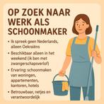 op zoek naar een baan, Vacatures, Geen rijbewijs, Overige uren, Overige branches, Overige vormen