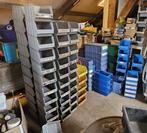 Stapelbakken, opslagbakken en magazijnbakken diverse maten, Ophalen, Gebruikt, Krat