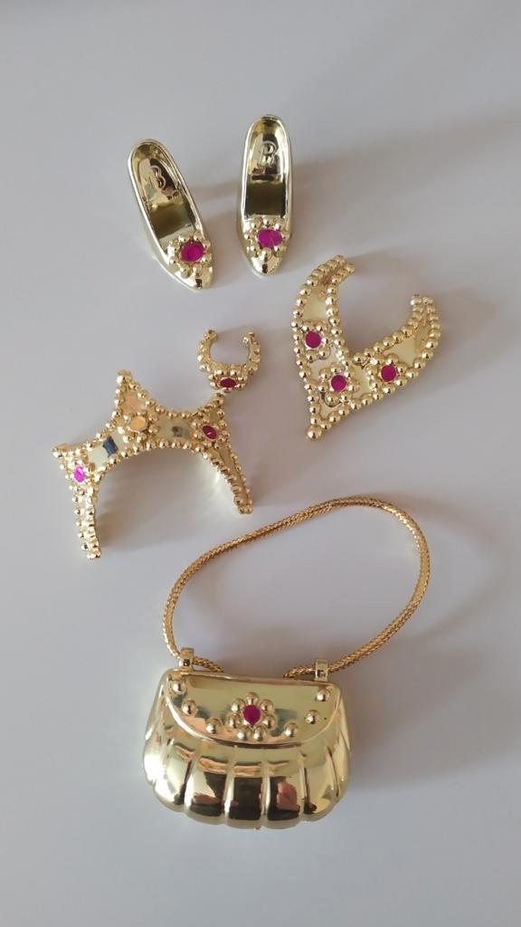 Barbie Accessoires - Pretty Treasures Jaren 90, Verzamelen, Poppen, Zo goed als nieuw, Ophalen