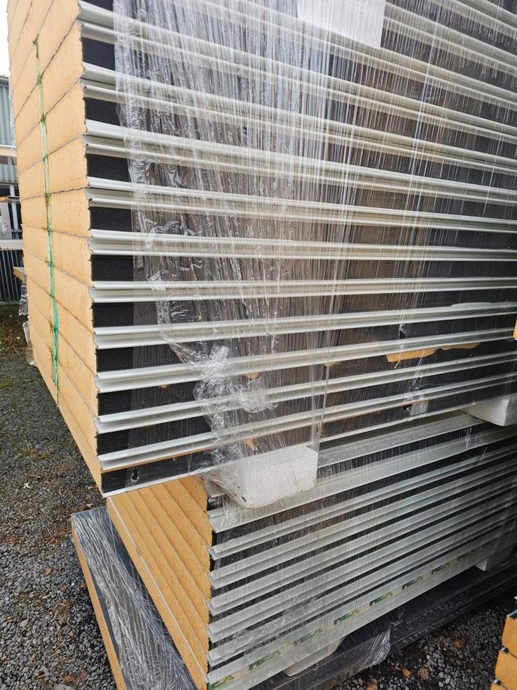 Partij Sandwichpanelen 40mm meerdere lengtes, Doe-het-zelf en Verbouw, Platen en Panelen, Nieuw, Ophalen of Verzenden