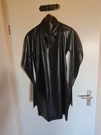 Latex Jurk XXL - Keyhole & Hoge Hals, Zwart, Maat 46/48 (XL) of groter, Ophalen of Verzenden, Boven de knie