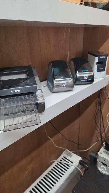 Brother QL-1050 en dymo printers beschikbaar voor biedingen