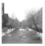 Foto 1959 - Amsterdam - Krommert - IJs Sneeuw, Gebruikt, Foto, Ophalen of Verzenden, 1940 tot 1960