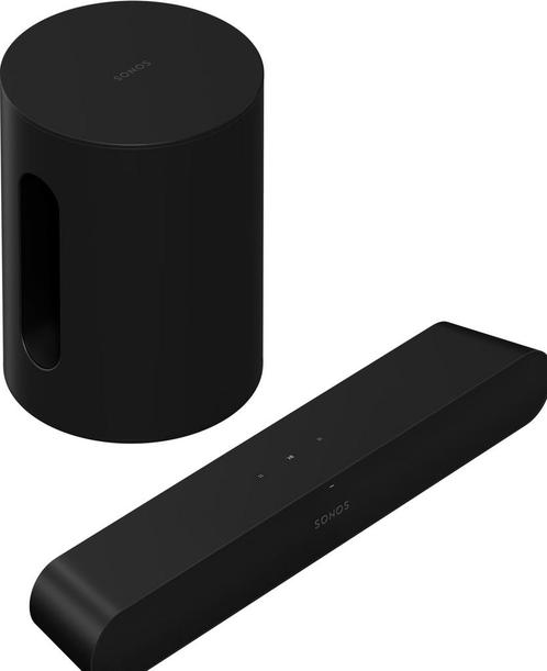 OP VOORRAAD: Sonos Beam Gen 2 + Sub Mini - Zwart, Audio, Tv en Foto, Luidsprekers, Zo goed als nieuw, Subwoofer, 120 watt of meer