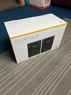 Behringer Studio 50 USB Studio Monitors, Zo goed als nieuw, 120 watt of meer, Front, Rear of Stereo speakers, Ophalen