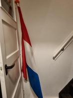 Koningsdag: Vlaggenstok met Nederlandse vlag, Diversen, Vlaggen en Wimpels, Zo goed als nieuw, Ophalen