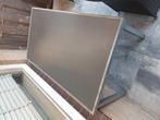 Gratis ophalen tafel tuintafel met glazen plaat 80x145cm, Ophalen, Zo goed als nieuw