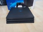 Playstation 4 pro zwart met 1 controller en 3 games, Met 1 controller, Ophalen of Verzenden, Zo goed als nieuw, 1 TB