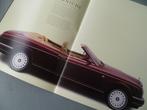 Rolls Royce Corniche folder brochure type V, Ophalen of Verzenden, Zo goed als nieuw, Overige merken