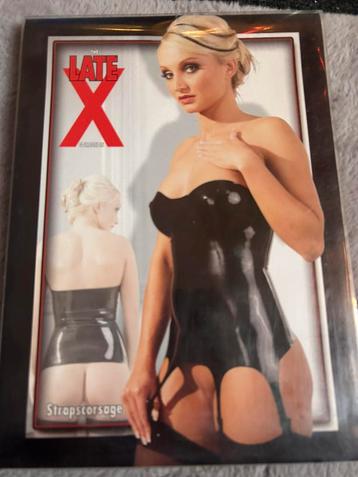 Sexy kinky latex jarretel top nieuw S beschikbaar voor biedingen