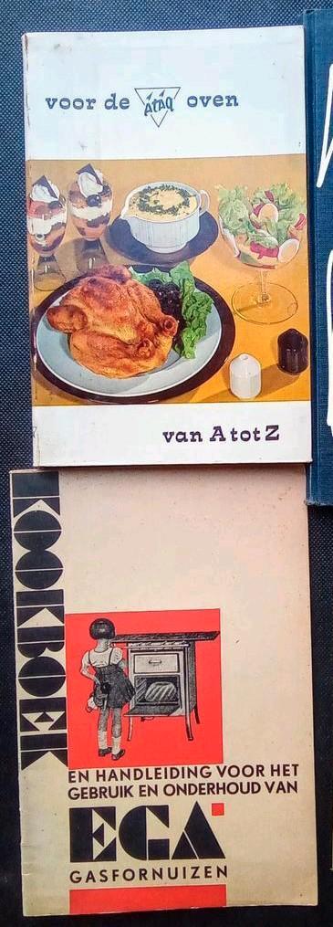 Handleidingen, kookboeken ATAG, EGA oven (1940's), Boeken, Kookboeken, Gelezen, Ophalen of Verzenden
