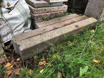 trottoir banden stoepbanden opsluitbanden bestrating 3 stuks beschikbaar voor biedingen