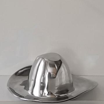Cowboyhoed - aluminium beschikbaar voor biedingen