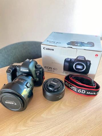 Canon 6D Mark ii + 24-105 + 50mm + 4 accu beschikbaar voor biedingen