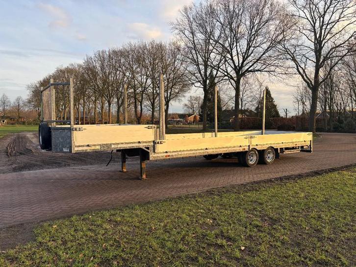 VELDHUIZEN Be oplegger 8 TON semi dieplader 2018 (2.40 BREED, Auto's, Vrachtwagens, Bedrijf, Te koop, Aanhangers en Opleggers