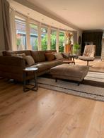 Bank Het Anker, hocker en karpet en kussens, Ophalen, Leer