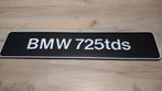 BMW 725 tds e38 originele dealer kenteken plaat kunstof, Ophalen of Verzenden
