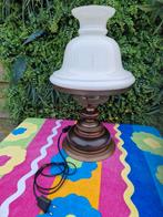 oude olielamp elektrisch lamp, Ophalen, Gebruikt
