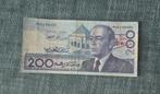 200 dirham Marokko 1987, Ophalen of Verzenden, Overige landen, Los biljet