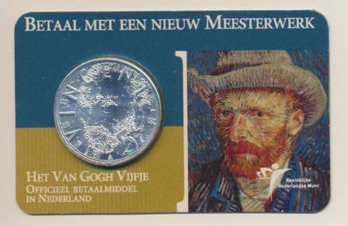 Nederland 5 Euro 2003 van Gogh in coincard, Postzegels en Munten, Munten | Europa | Euromunten, Losse munt, 5 euro, Overige landen