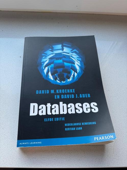 Databases - Kroenke & Auer - Informatica Boek, Boeken, Informatica en Computer, Gelezen, Programmeertaal of Theorie, Ophalen