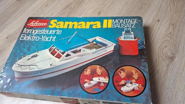 Schuco speedboat Samara II vintage, Hobby en Vrije tijd, Modelbouw | Boten en Schepen, Zo goed als nieuw, Ophalen of Verzenden