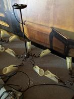 Kroon luchters, Huis en Inrichting, Lampen | Kroonluchters, Ophalen, Zo goed als nieuw, Glas, Vintage