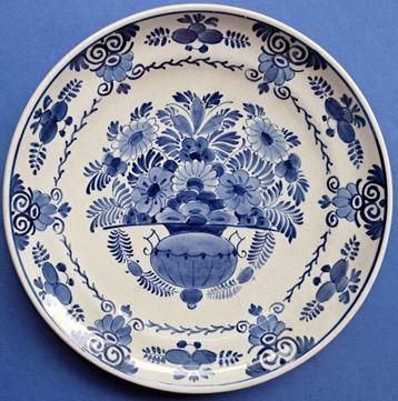 Porceleyne Fles 1921 bord bloemenvaas (T22-25) Klassiek 25cm beschikbaar voor biedingen