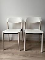 2 x Lammhults Zweedse designstoelen Penne– stapelbaar, Huis en Inrichting, Stoelen, Twee, Wit, Zo goed als nieuw, Design, Scandinavisch, Modern