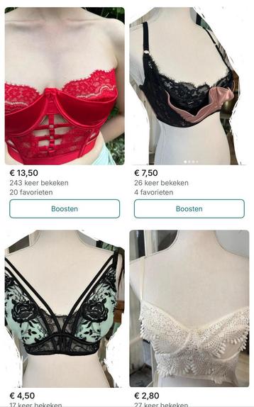 Nieuw bh lingerie frans 70F beschikbaar voor biedingen
