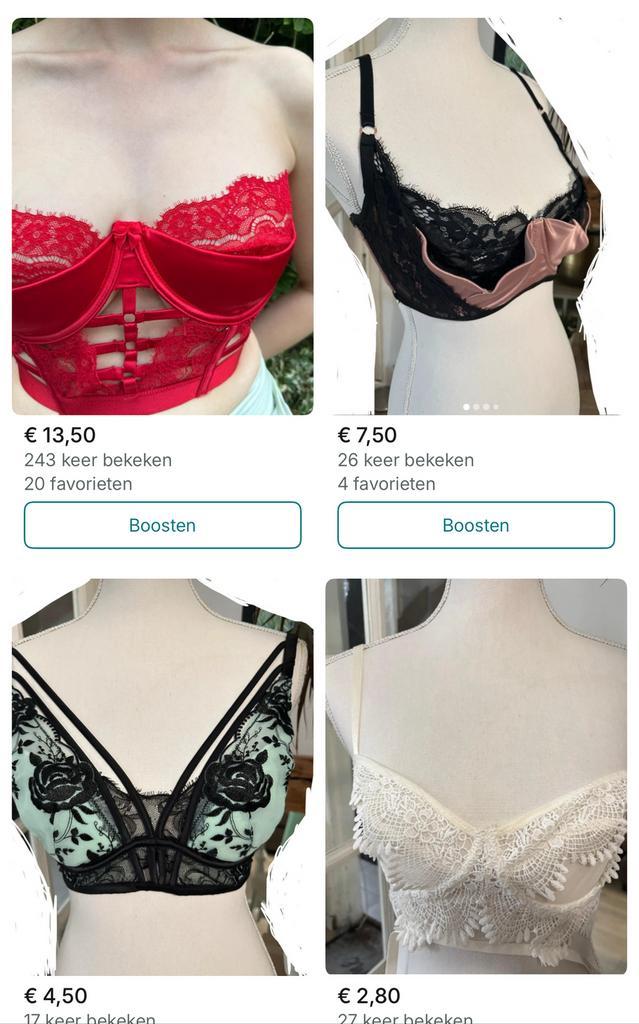 Nieuw bh lingerie frans 70F, Kleding | Dames, Gelegenheidskleding, Zo goed als nieuw, Overige typen, Maat 38/40 (M), Ophalen of Verzenden