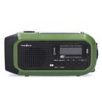 Noodradio DAB+ / FM Crankradio slingerdynamo en zonnepaneel, Audio, Tv en Foto, Radio's, Ophalen of Verzenden, Nieuw, Radio