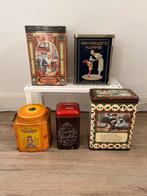 Diverse oude blikjes, oa Pickwick, van Nelle, Verzamelen, Blikken, Ophalen of Verzenden, Gebruikt, Koffie, Douwe Egberts