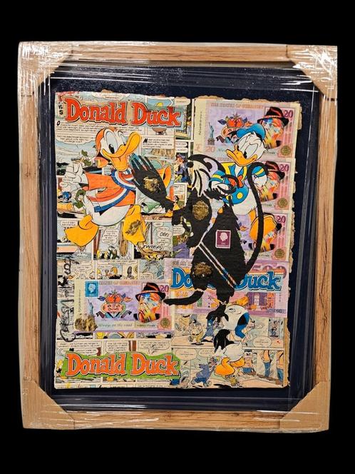 Tonnie Voorn schilderij uit de Donald Duck serie, Antiek en Kunst, Kunst | Schilderijen | Modern, Ophalen of Verzenden