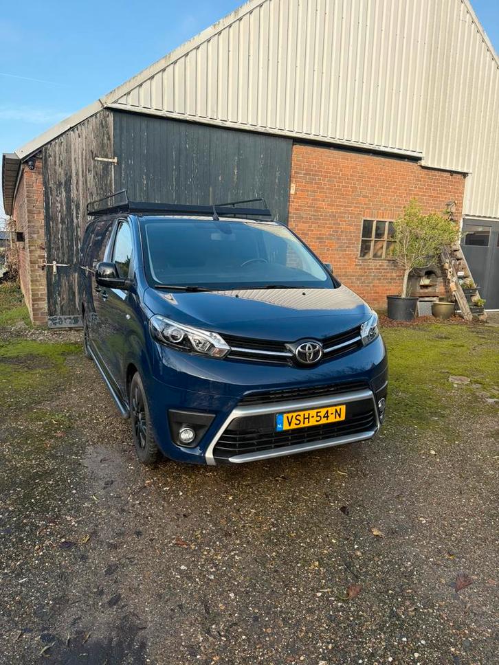 Toyota Proace Long Worker 2.0 D-4d 145pk S&S 2022 Blauw, Auto's, Bestelauto's, Particulier, ABS, Airbags, Airconditioning, Apple Carplay