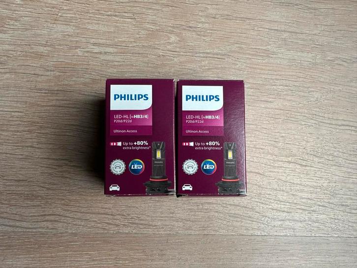 Philips LED-HL HB3/4 Autolampen Ultinon Access, Auto-onderdelen, Verlichting, Universele onderdelen, Gebruikt, Ophalen of Verzenden