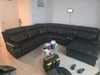 Lederen Hoekbank met Relaxfunctie, Huis en Inrichting, Banken | Bankstellen, Gebruikt, 100 tot 125 cm, Hoekbank, 300 cm of meer