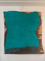 Schitterend leder/papier/rubber kunstwerk, Ophalen