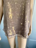H341 Nieuw: Glamorous maat M=38/40 top blouse blousje, Kleding | Dames, Tops, Maat 38/40 (M), Bruin, Nieuw, Ophalen of Verzenden